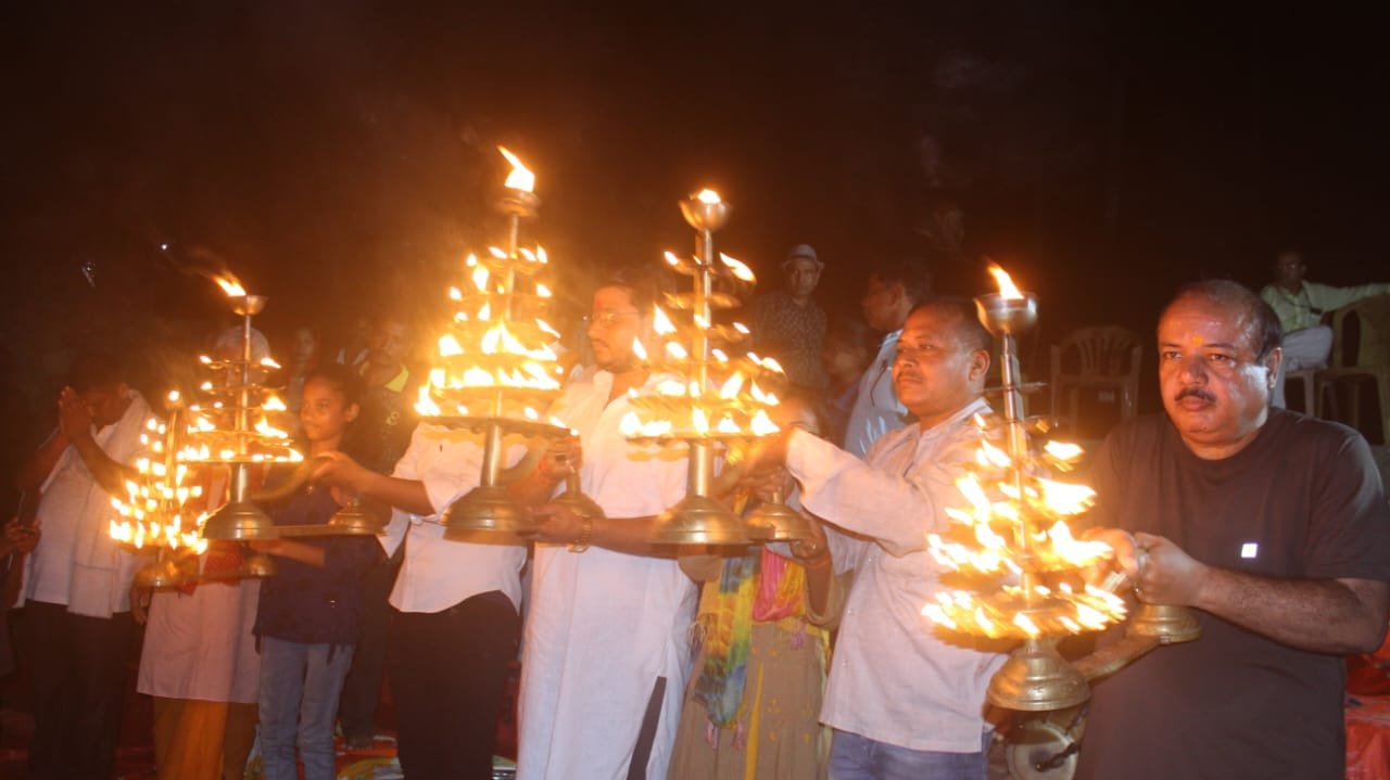 भाद्रपद पूर्णिमा के अवसर पर 121वीं नारायणी गंडकी महाआरती कार्यक्रम का हुआ आयोजन