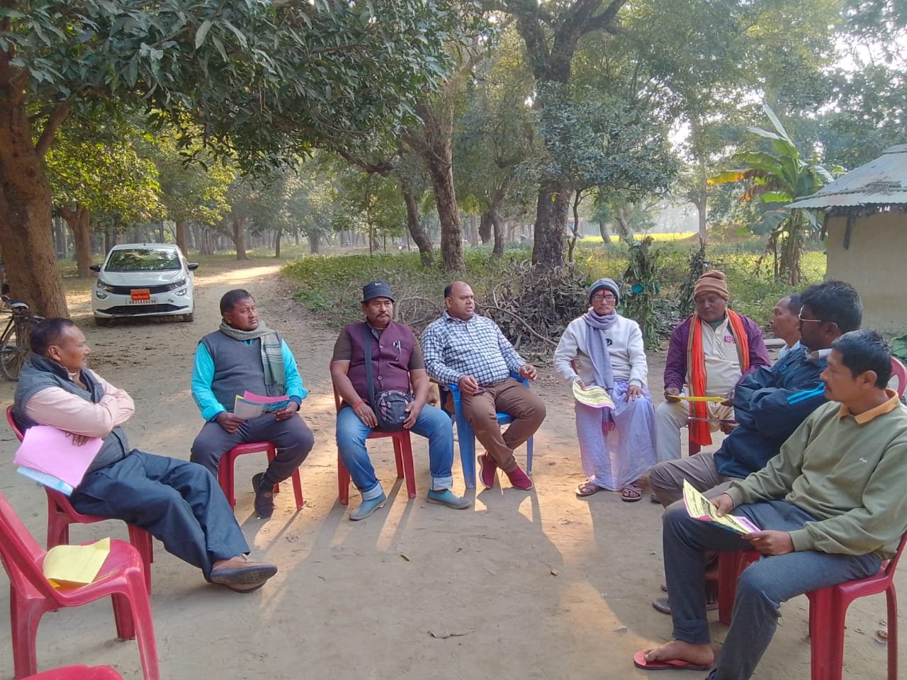 मत्स्य पालन विषयक लगाया चौपाल