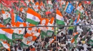 बेतिया पहुंची महागठबंधन की वोटर अधिकार यात्रा