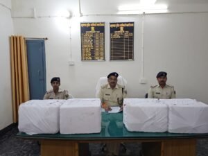 कंगली पुलिस ने भारी मात्रा में गांजा सहित तस्करों का बाइक किया बरामद