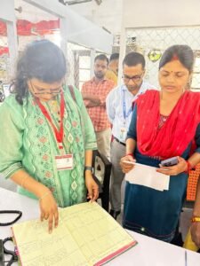 सामान्य प्रेक्षक नेहा जैन ने विभिन्न कोषांगों का किया निरीक्षण