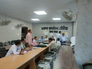 लौरिया विधानसभा क्षेत्र में प्रेक्षक कैलाश वानखेड़े ने लिया चुनाव तैयारियों का जायजा