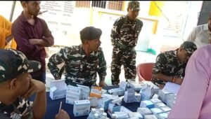 एसएसबी ने लगाया निशुल्क मानव चिकित्सा शिविर