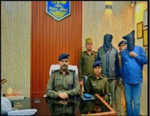 बेतिया : गोली कांड का सफल उद्वेदन, दो अभियुक्तों को पुलिस ने दबोचा