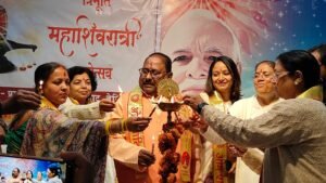 महाशिवरात्रि पर ब्रह्माकुमारीज़ द्वारा भव्य शिव ध्वजारोहण एवं शोभा यात्रा का आयोजन