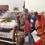 हाथों में मेहंदी और एडमिट कार्ड लिए एग्जाम सेंटर पहुँची दुल्हन