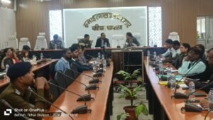 भूकम्प आपदा से निपटने के लिए टेबल टॉप एक्सरसाइज (फिजिकल) का किया गया आयोजन