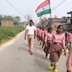 स्कूली बच्चों के साथ एसएसबी जवानों ने निकाली जागरूकता साइकिल रैली