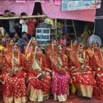 12 गरीब कन्याओं का एक साथ मां काली धाम मंदिर में हुआ सामूहिक विवाह