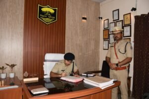 अनुमंडल पुलिस कार्यालय सदर-1 बेतिया का निरीक्षण