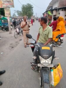 बहुआर पुलिस ने चलाया सघन वाहन जांच अभियान
