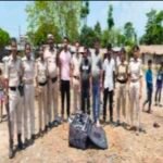 सात शराब कारोबारी गिरफ्तार, भारी मात्रा में विदेशी व देशी शराब बरामद