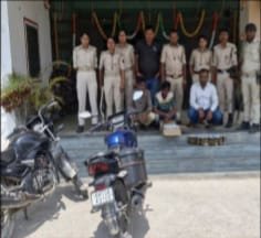 17 शराब कारोबारी गिरफ्तार, भारी मात्रा में देशी व विदेशी शराब बरामद : उत्पाद अधीक्षक