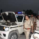 एसपी ने किया पुलिस वाहन परेड का निरीक्षण
