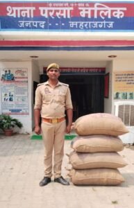 परसामलिक पुलिस की सक्रियता, 4 बोरी गेहूं बरामद कर कस्टम कार्यालय भेजा