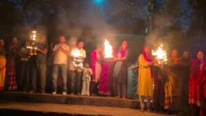 पुरुषोत्तम मास की पूर्णिमा तिथि के अवसर पर 155 वीं नारायणी गंडकी महाआरती