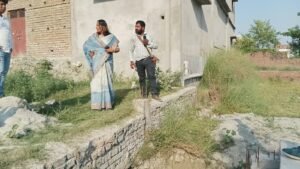 डबल लेन पीसीसी रोड व नाला का 7.36 करोड़ से जल्द शुरू होगा निर्माण कार्य