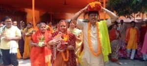 भव्य कलश यात्रा के साथ आठ दिवसीय श्रीमद्भागवत कथा महायज्ञ का शुरू