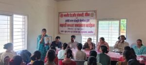 माहवारी स्वच्छता जागरूकता कार्यक्रम आयोजित