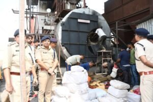 न्यायालय के आदेश पर जप्त मादक पदार्थों का किया गया विनिष्टीकरण
