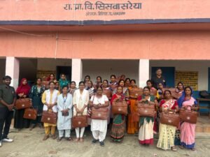 बगहा-1 एवं बैरिया में फ्रंटलाइन कार्यकर्ताओं का विशेष प्रशिक्षण