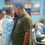 दाउदपुर में खड़े ट्रक से टकराई बाइक, युवक गंभीर रूप से घायल