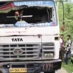 सड़क हादसे में दो लोगों की दर्दनाक मौत