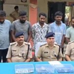 मोतिहारी में लूट की योजना बना रहे 5 अपराधियों को हथियार के साथ किया गिरफ्तार