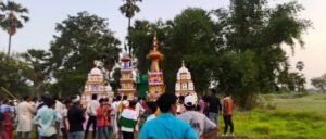 पृथ्वी मिसाइल और तेजस फाइटर विमान के प्रतिरूप में बने ताजिए रहे आकर्षण का केंद्र