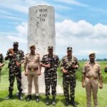 भारत-नेपाल सीमा पर हाई अलर्ट : एसएसबी और बहुआर पुलिस की संयुक्त पेट्रोलिंग
