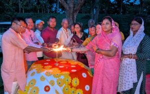 स्वरांजलि सेवा संस्थान द्वारा आयोजित 157 वीं नारायणी गंडकी महाआरती  संपन्न