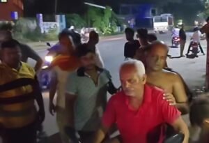 स्कॉर्पियो की टक्कर से बाइक सवार की मौत, दो ग्रामीण घायल