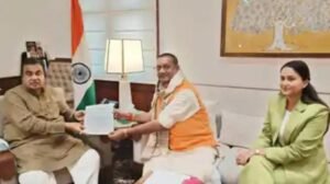 बिहार की सड़क परियोजनाओं को लेकर नितिन गडकरी से मिले पथ निर्माण मंत्री कुमार शैलेंद्र
