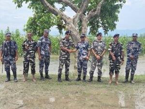 सीमा पर शांति एवं समन्वय बनाए रखने हेतु सशस्त्र सीमा बल एवं ए.पी.एफ. नेपाल के वरिष्ठ अधिकारियों की बैठक