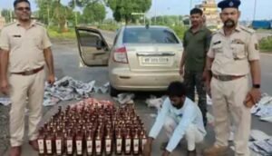 शराबबंदी वाले बिहार में शराब माफिया एक्टिव, नवादा में गाड़ी में बने तहखाना में मिली लाखों की शराब