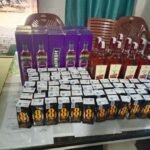 भारी मात्रा में देसी और विदेशी शराब बरामद