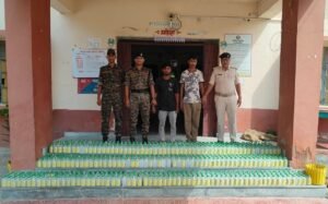 एक हजार पीस नेपाली कस्तुरी के साथ दो कारोबारी गिरफ्तार