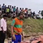 भागलपुर में पुलिस हिरासत से भागकर चांदन नदी में कूदा आर्म्स एक्ट का आरोपी, तेज धार में हुआ लापता