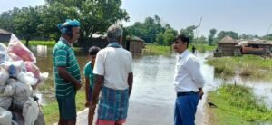 जिला प्रशासन पूरी तरह मुस्तैद, प्रभावित क्षेत्रों में लगातार हो रही निगरानी