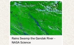 गंडक नदी में ऐतिहासिक जलस्तर वृद्धि : NASA की रिपोर्ट में दर्ज