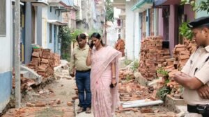 नगर निगम बेतिया : सड़क एवं नाला निर्माण कार्य का स्थलीय निरीक्षण