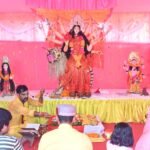 दुर्गा पूजा : एसएसबी 21वीं वाहिनी मुख्यालय में माँ दुर्गा की प्रतिमा स्थापित