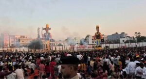 छपरा : शांतिपूर्ण माहौल में संपन्न हुआ रावण दहन